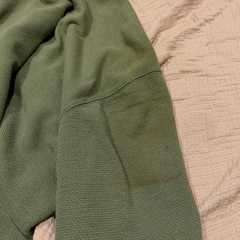 Carhartt Men's Forest Green quarter-zip Jacket - Picture 3 of 4